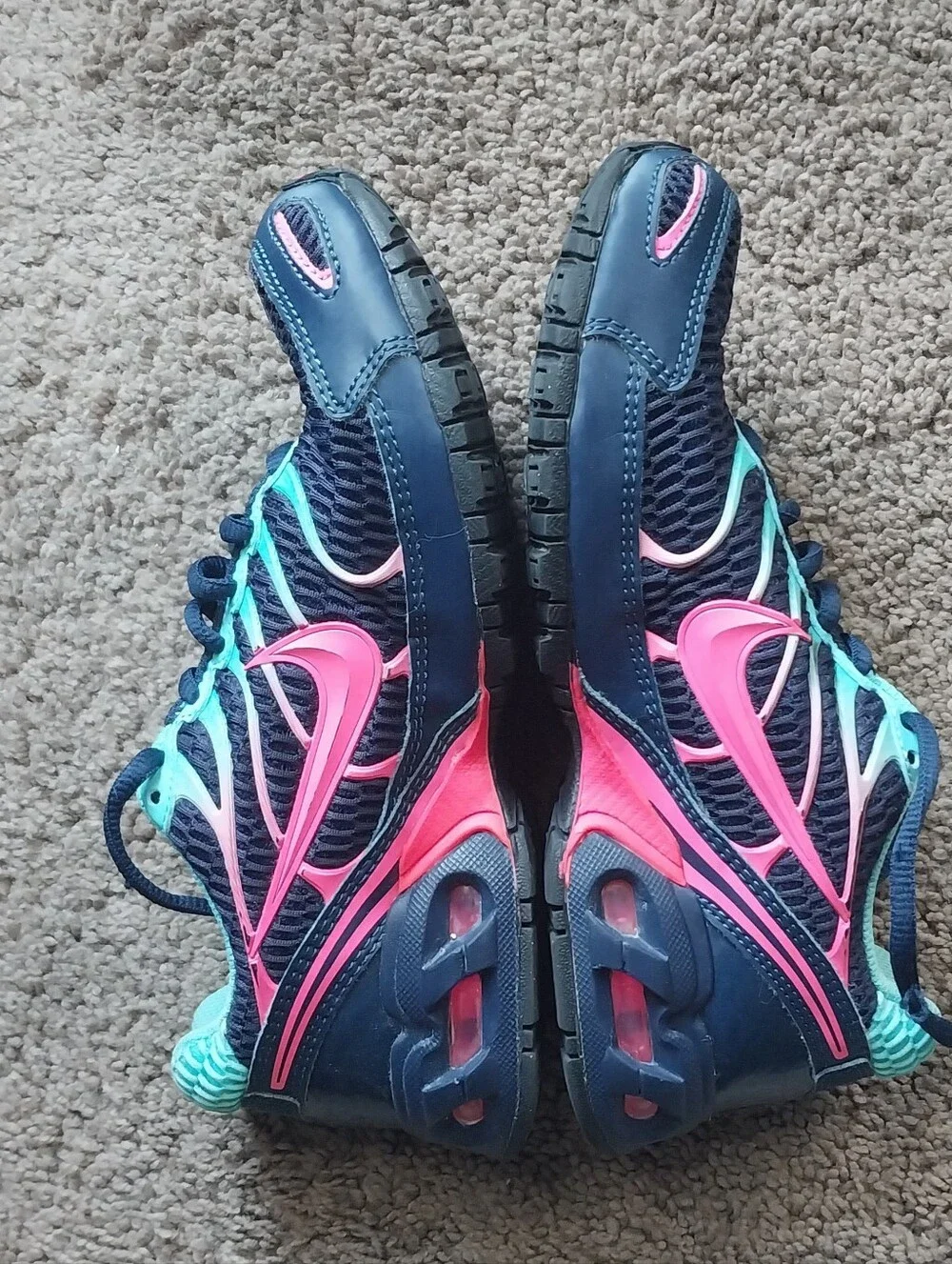 Nike Womens Air Max Torch 4 Shoes Midnight Navy Pink 6.5 - Picture 2 of 7